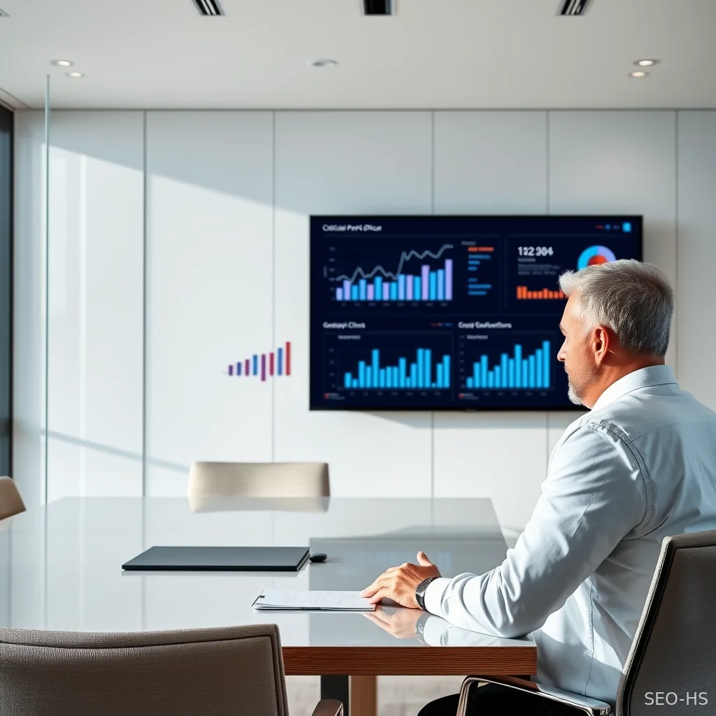 A chief revenue officer analyzing multi-client organic performance and monetization metrics on a dashboard.